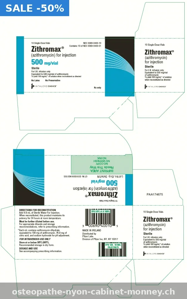 Zithromax 500 mg sicher online kaufen - Versandapotheke Schweiz